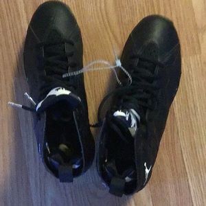 Nike air Jordan baseball metal cleats black/white